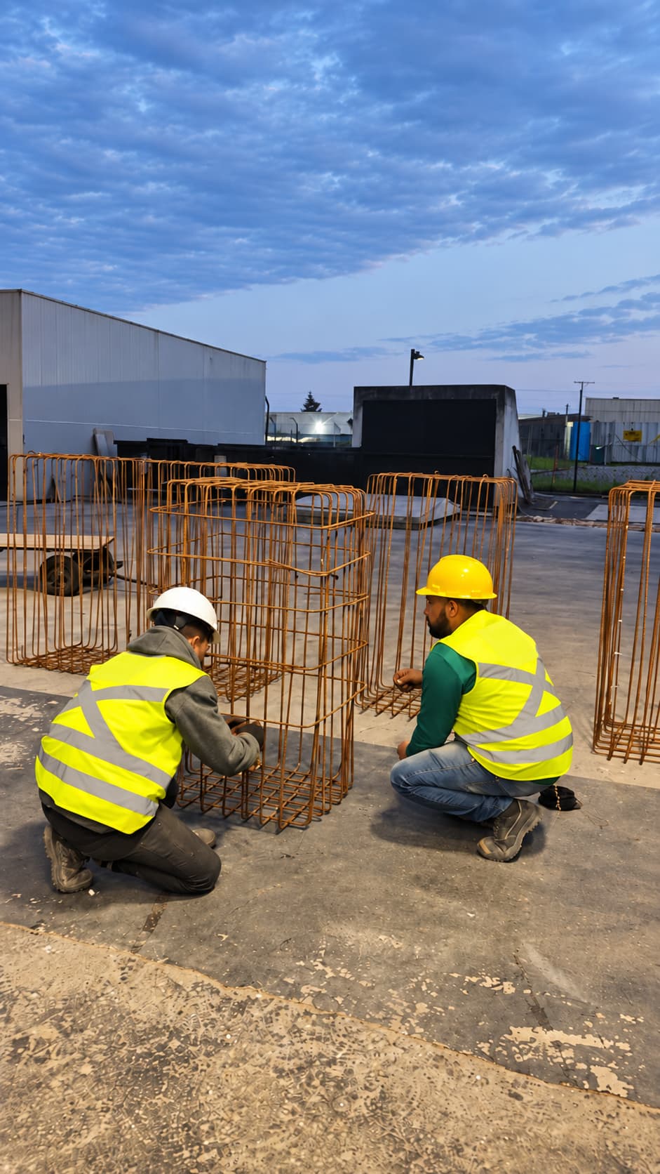 Vista externa de terminal aeroportuário em operação